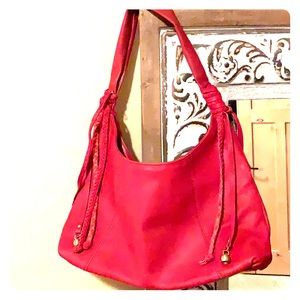 Red leather Rolf’s purse 👜